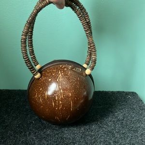 Coconut Clutch Purse